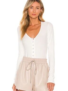 A.L.C Anya Bodysuit Ivory size L NWOT
